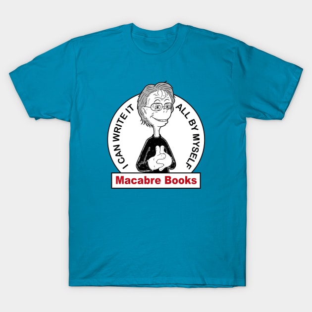 King of Macabre Books T-Shirt by Firebrander